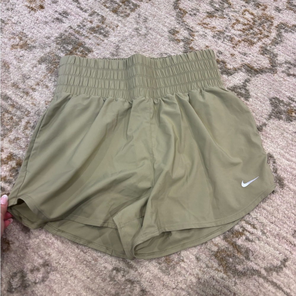 Nike Women's Olive Green Shorts